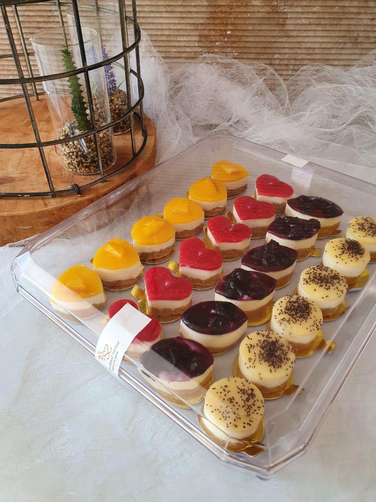Mini cheese cake aux fruits naturels 