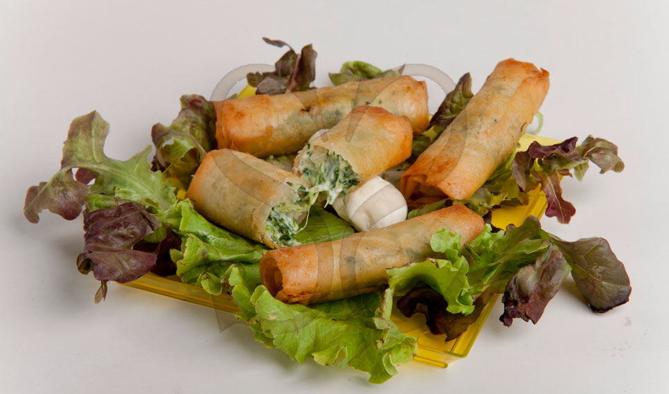 Nems épinard fromage saumon