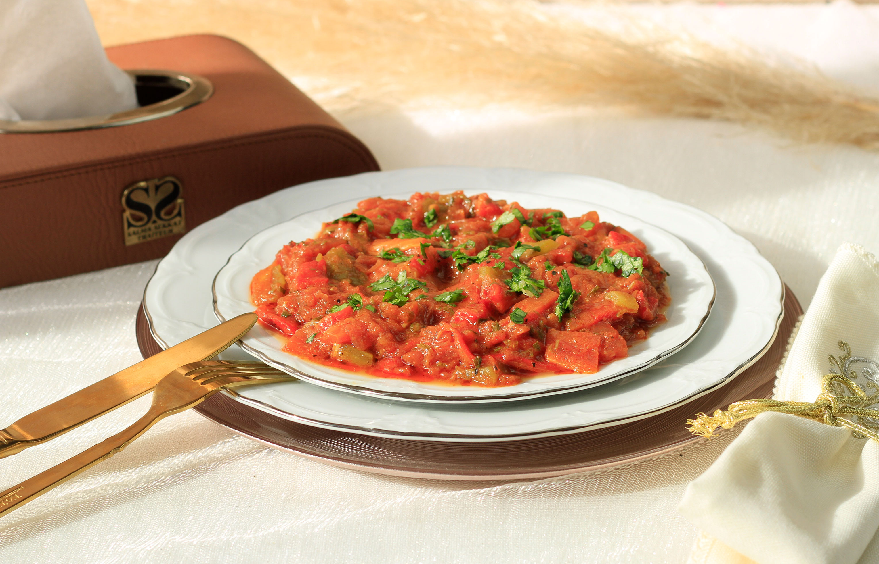 Taktouka petits poivron (2 pers )