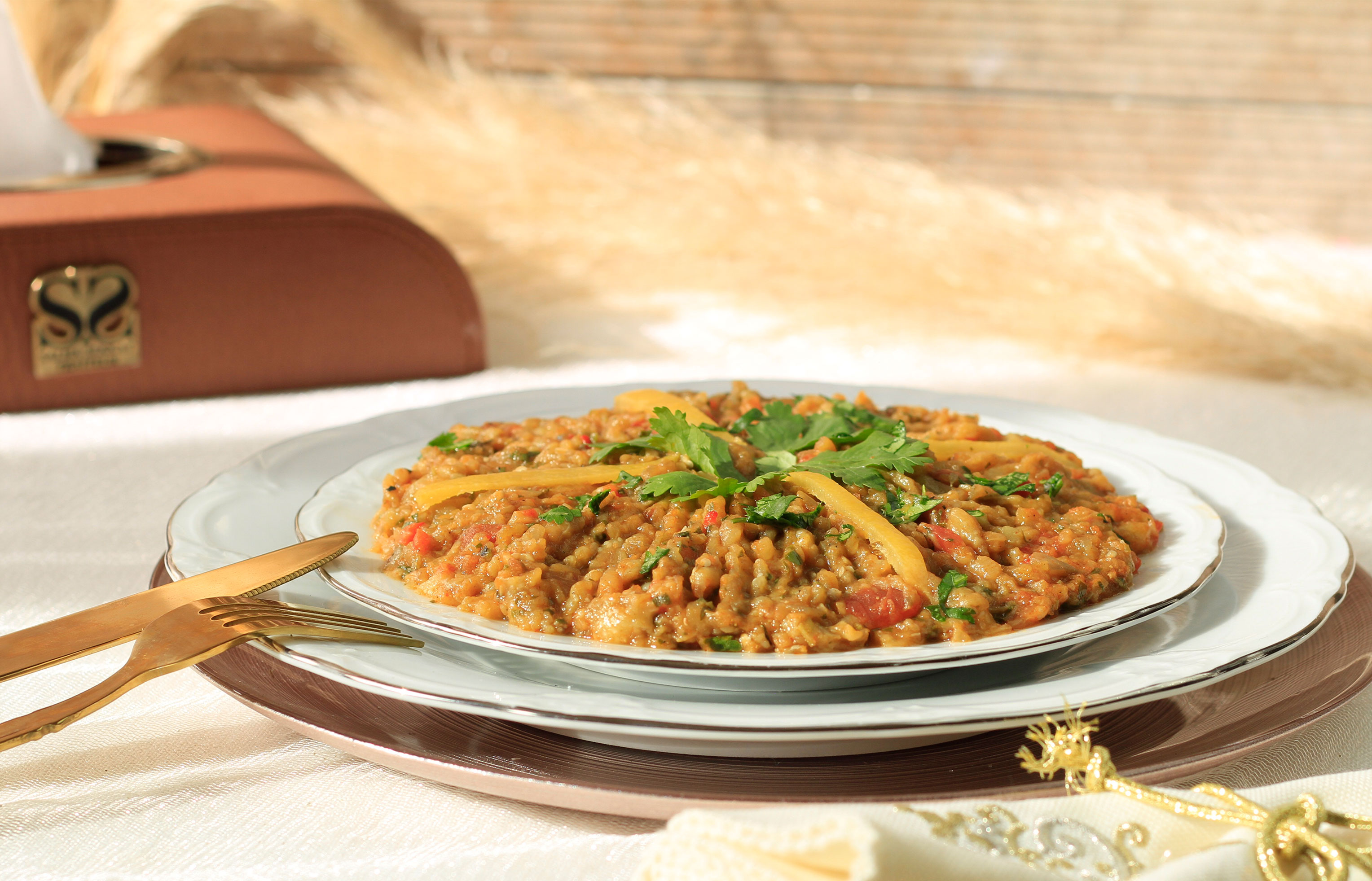 Zaalouk aubergine fumée (2 pers )