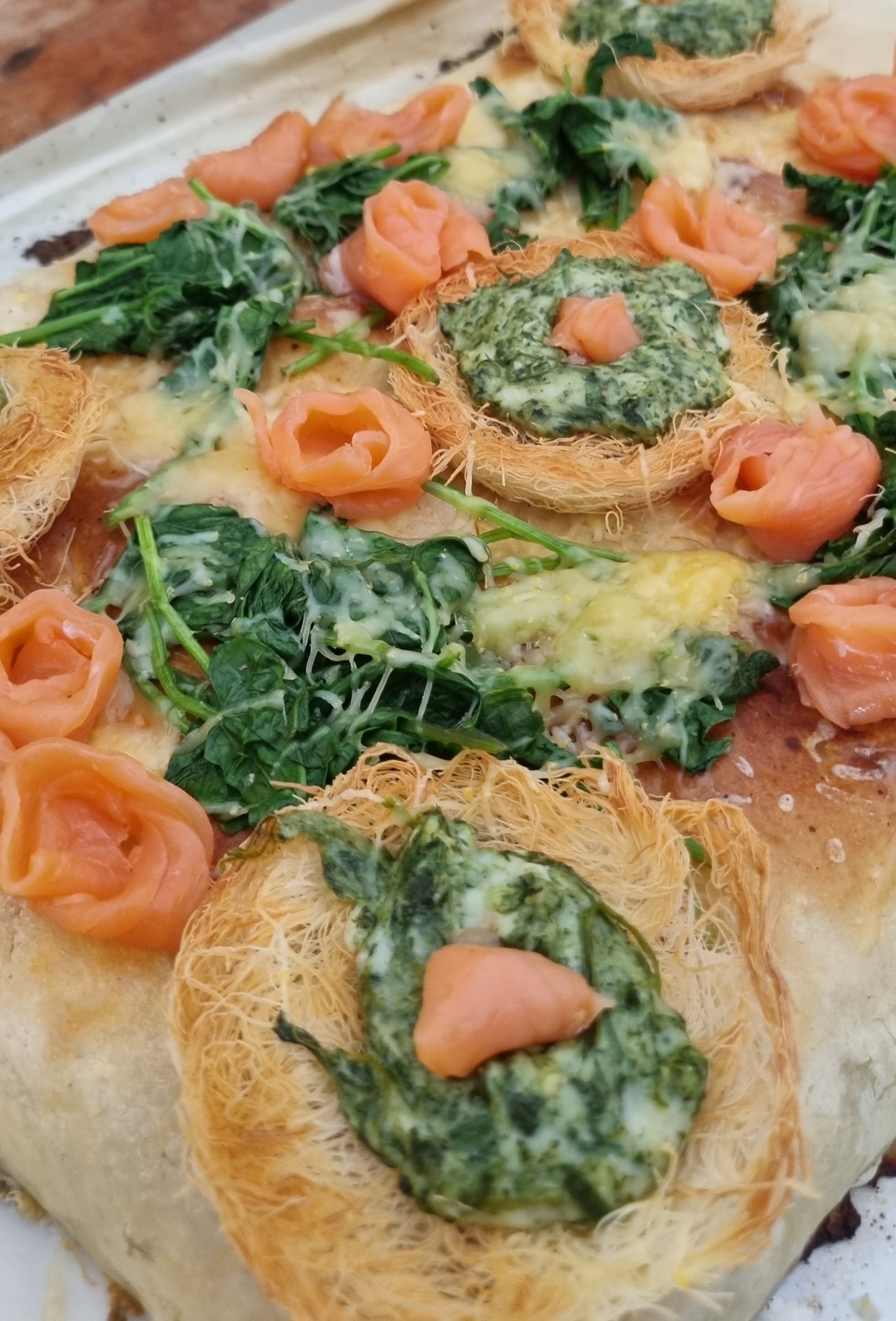 Pastilla fromage épinard saumon (10 pers )