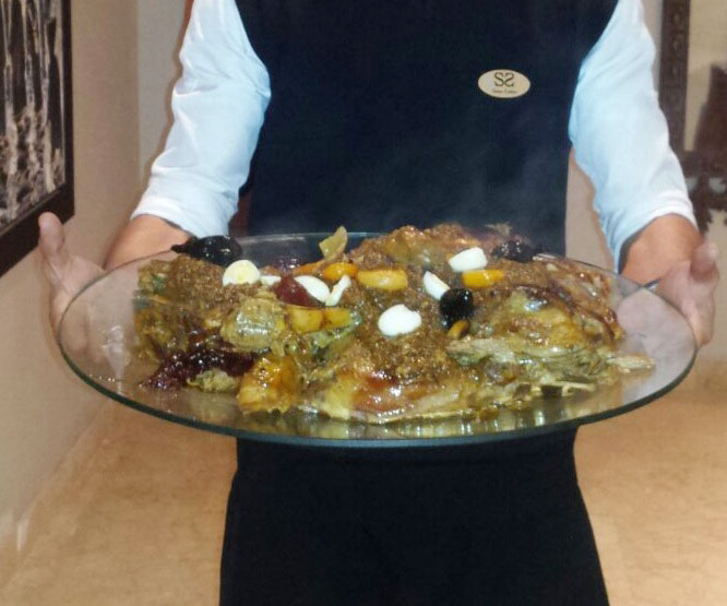 3 épaules mhamer aux fruits confits